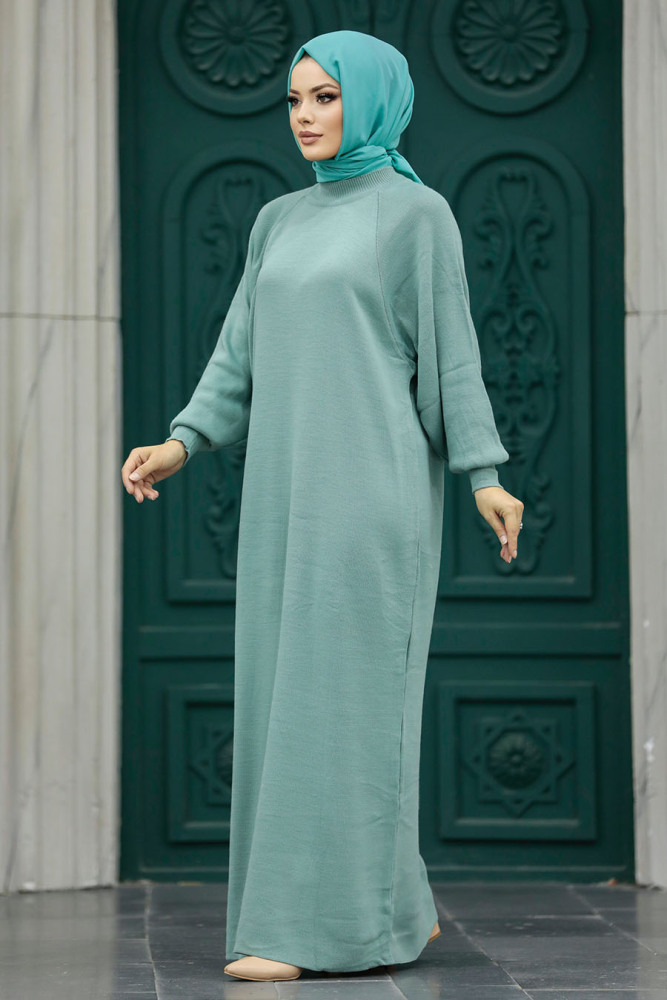 Mint Long Knitwear Dress 34293MINT - 4