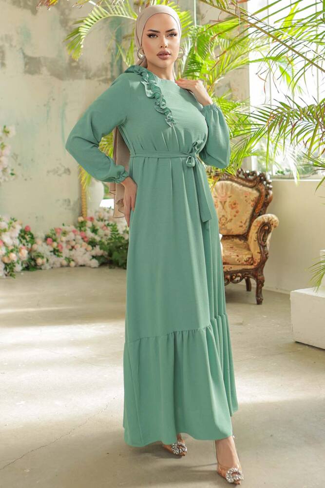 Mint Modest Long Dress 659MINT - 1