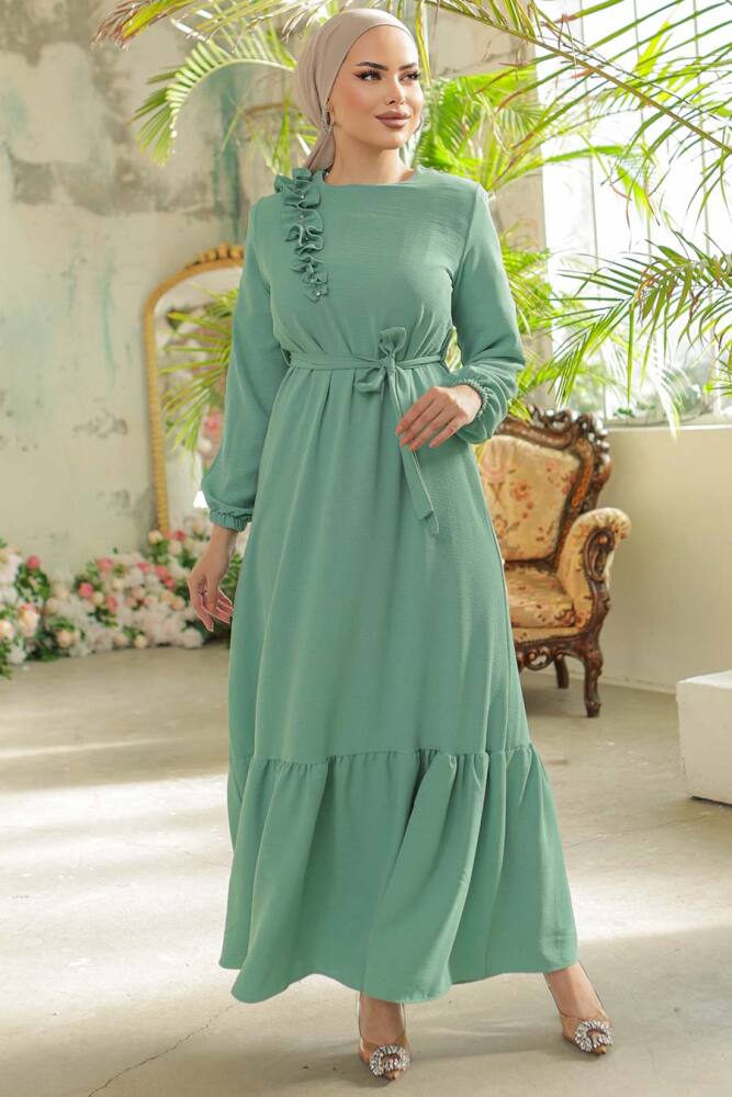 Mint Modest Long Dress 659MINT - 2