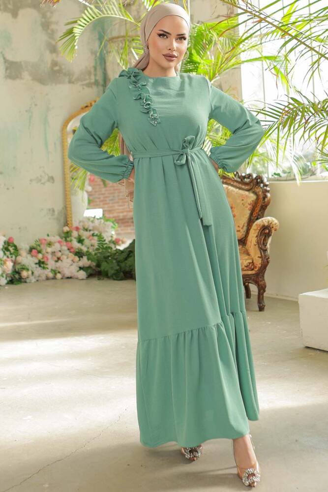 Mint Modest Long Dress 659MINT - 3