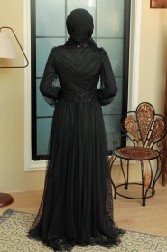 Neva Style - Modern Black Muslim Wedding Gown 5696S - Thumbnail