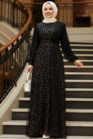 Neva Style - Modern Gold Muslim Wedding Gown 5696GOLD - 1