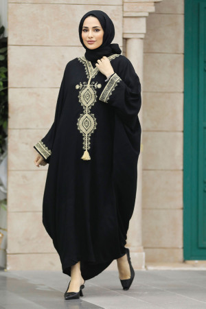 Modest Beige Abaya Dress 40141BEJ - 2