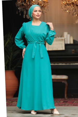 Neva Style - Modest Mint Maxi Dress 30002MINT - 3