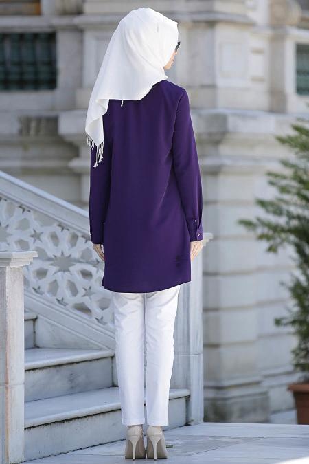 Neva Style - Mor Tunik - 3