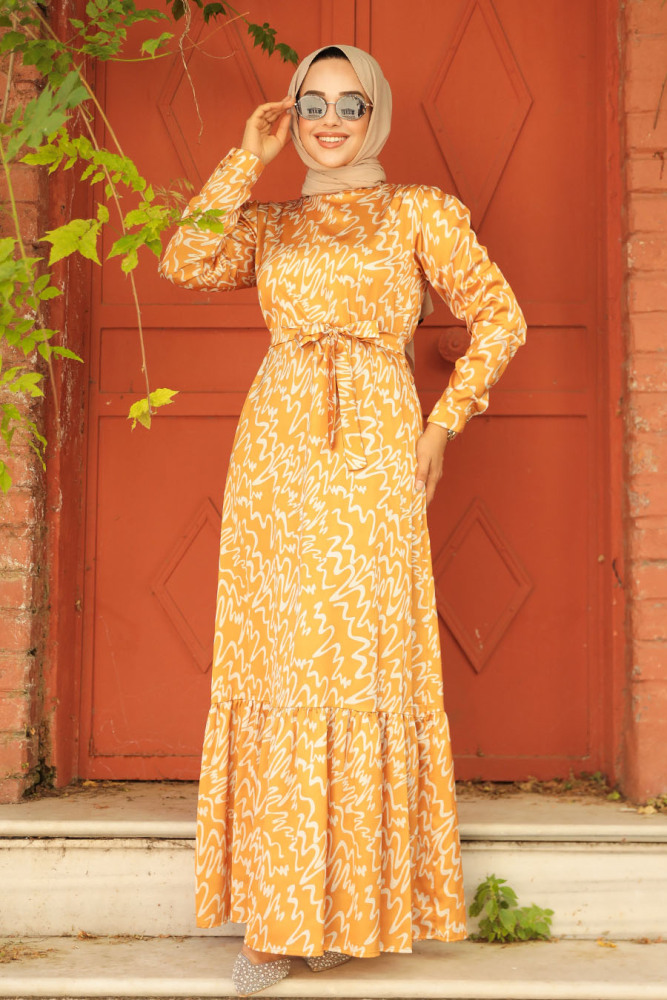 Mustard High Quality Dress 3430HR - 1