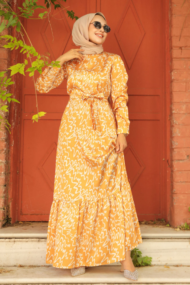 Mustard High Quality Dress 3430HR - 2