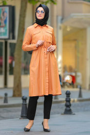 Neva Style - Mustard Hijab Tunic 6150HR - Thumbnail