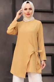 Neva Style - Mustard Modest Tunic 5739HR - Thumbnail