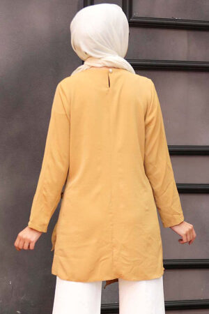 Neva Style - Mustard Modest Tunic 5739HR - Thumbnail