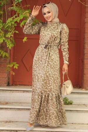 Oil Green High Quality Dress 3430YY - 2