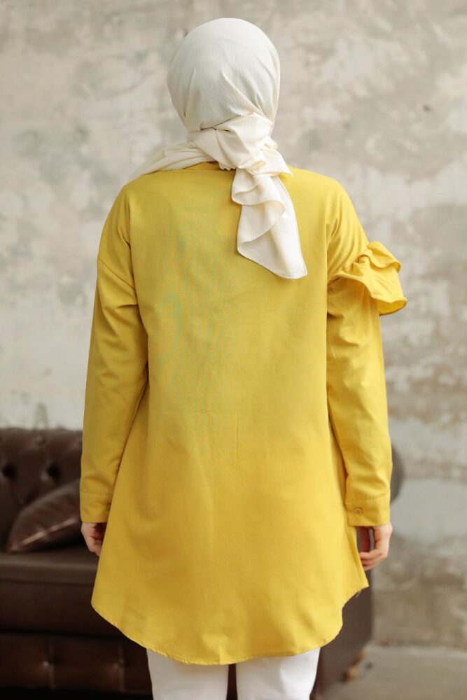 Oil Green Modest Tunic 11191YY - 3