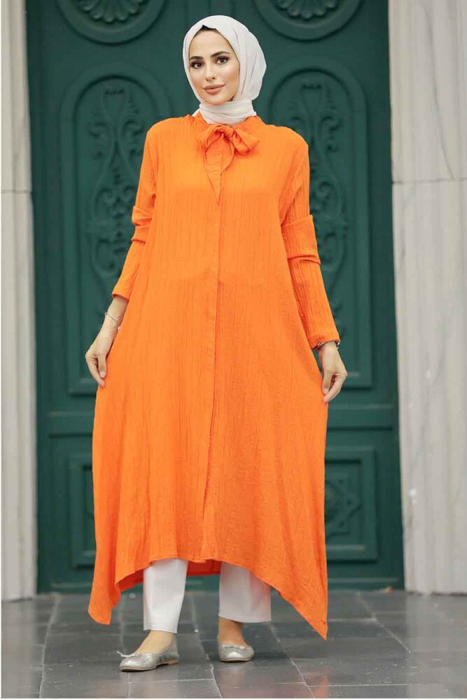 Orange Hijab Turkish Tunic 5401T - 1
