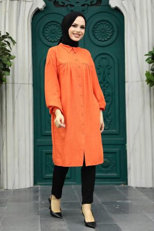 Orange Plus Size Tunic 24511T - 2