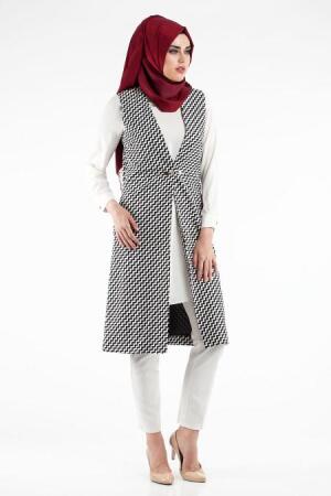 Neva Style - Pattern Hijab Vest 5038DSN - 1