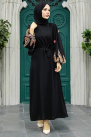 Neva Style - Patterned Modest Dress 12153DSN - Thumbnail