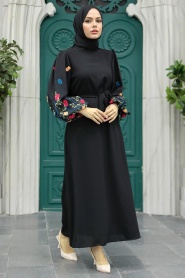 Neva Style - Patterned Modest Dress 12153DSN2 - Thumbnail