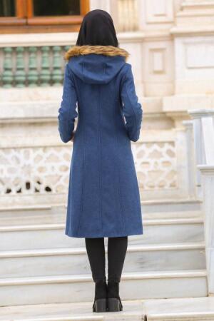 Neva Style - Petrol Blue Coat 90240PM - 2