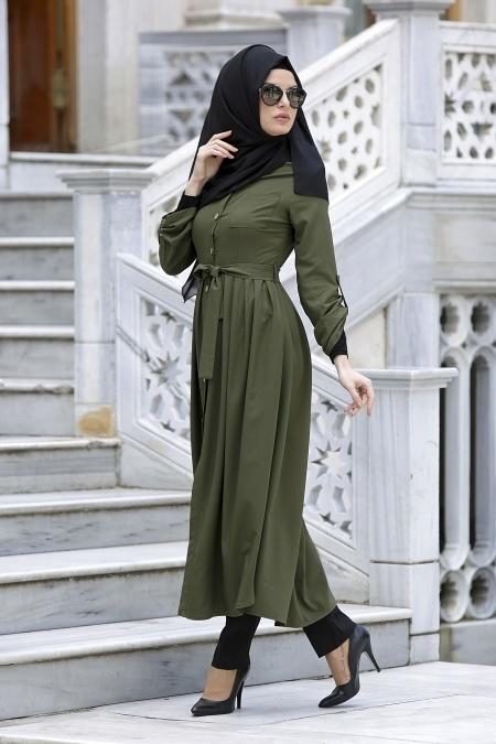 Neva Style - Pileli Haki Kap - 2