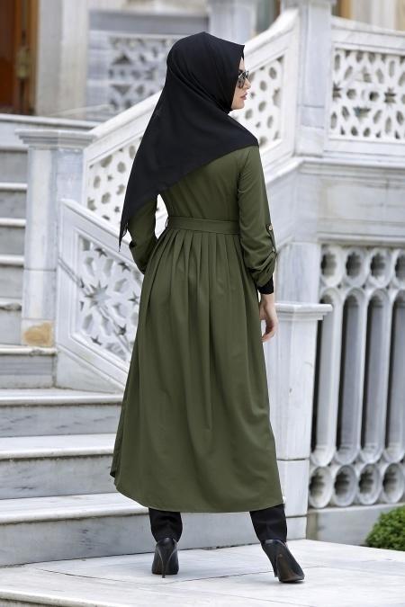 Neva Style - Pileli Haki Kap - 3