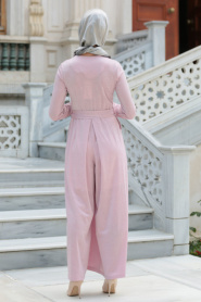 Neva Style - Pink Hijab Jumpskirt 513P - Thumbnail