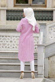 Neva Style - Pink Hijab Tunic 2901P - Thumbnail