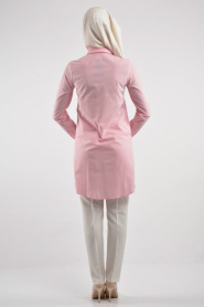 Neva Style- Pink Hijab Tunic 3032P - Thumbnail