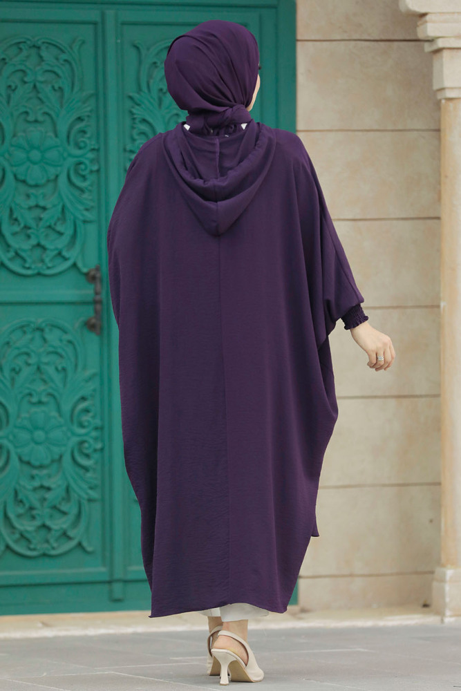 Plum Color High Quality Tunic 20532MU - 3