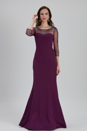 Neva Style - Plum Color Prom Dress 4367MU - 2