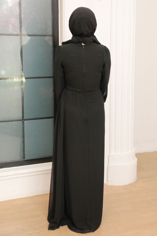 Neva Style - Plus Size Black Modest Wedding Dress 5711S - 6