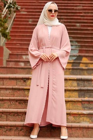 Neva Style - Poudre Hijab Abaya 41021PD - Thumbnail