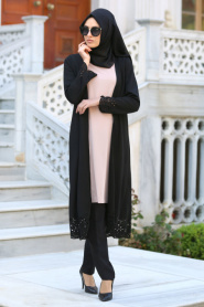 Neva Style - Powder Pink Hijab Tunic 2104PD - Thumbnail