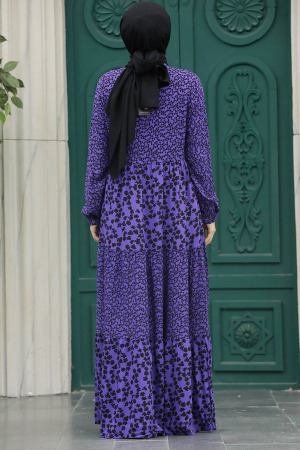 Purple High Quality Dress 30171MOR - 4