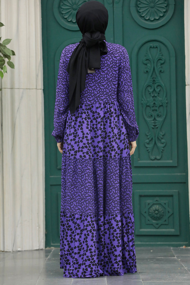 Purple High Quality Dress 30171MOR - 4
