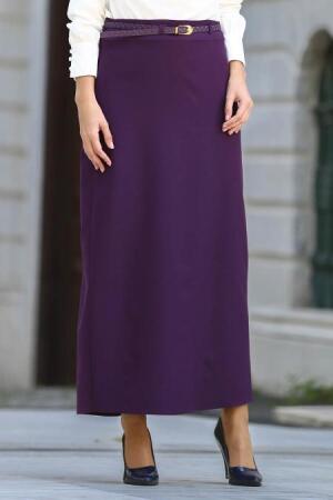 Neva Style - Purple Hijab Skirt 2014MOR - 1