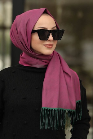 Neva Style - Püsküllü Tesettür Şal 0168 - 1