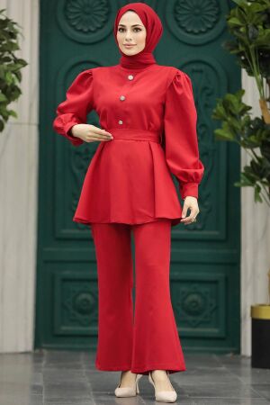 Red Women Dual Suit 5891K - 1