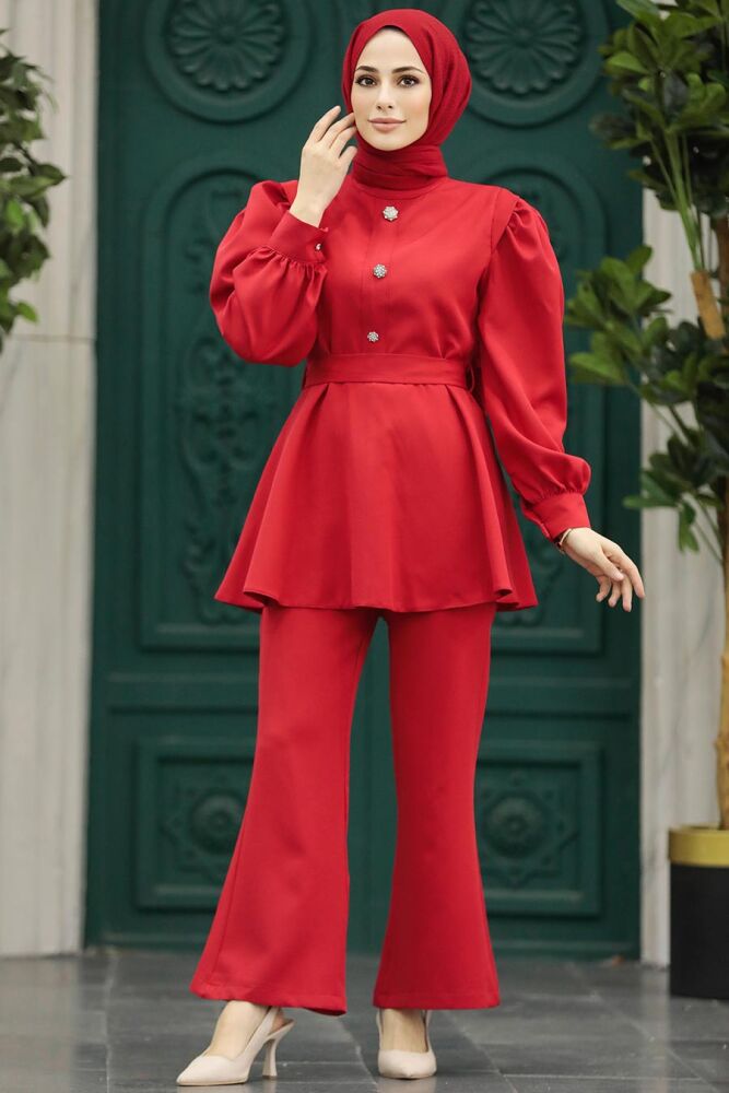 Red Women Dual Suit 5891K - 2