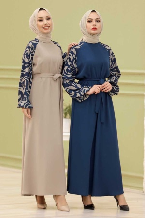 Neva Style - Robe bleu marine 3321L - 2