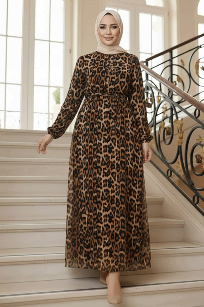 Neva Style - Robe Hijab 30502LP - 1