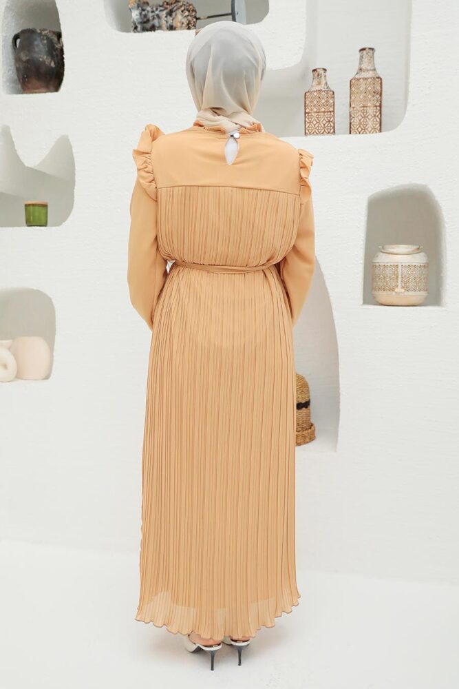 Neva Style - Robe Hijab Biscuit 1199BS - 2