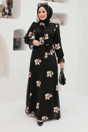 Neva Style - Robe Hijab Blanche 32941B - 1