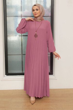 Neva Style - Robe Hijab Rose Séchée 30280GK - 1