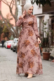 Neva Style - Robe Hijab Vison 27921V - Thumbnail