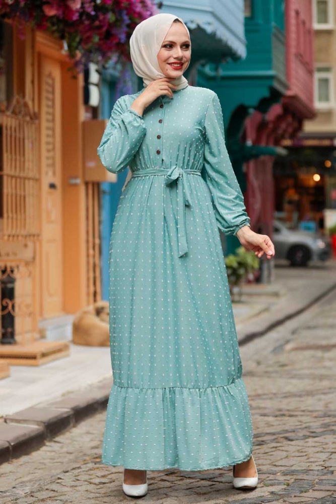 Neva Style -Robe Menthe 3734MINT - 1