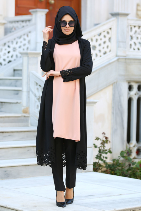 Neva Style - Salmon Pink Hijab Tunic 2104SMN