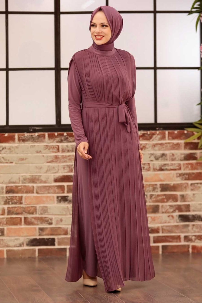 Neva Style - Salopette Hijab Rose Séchée 30120GK - 2