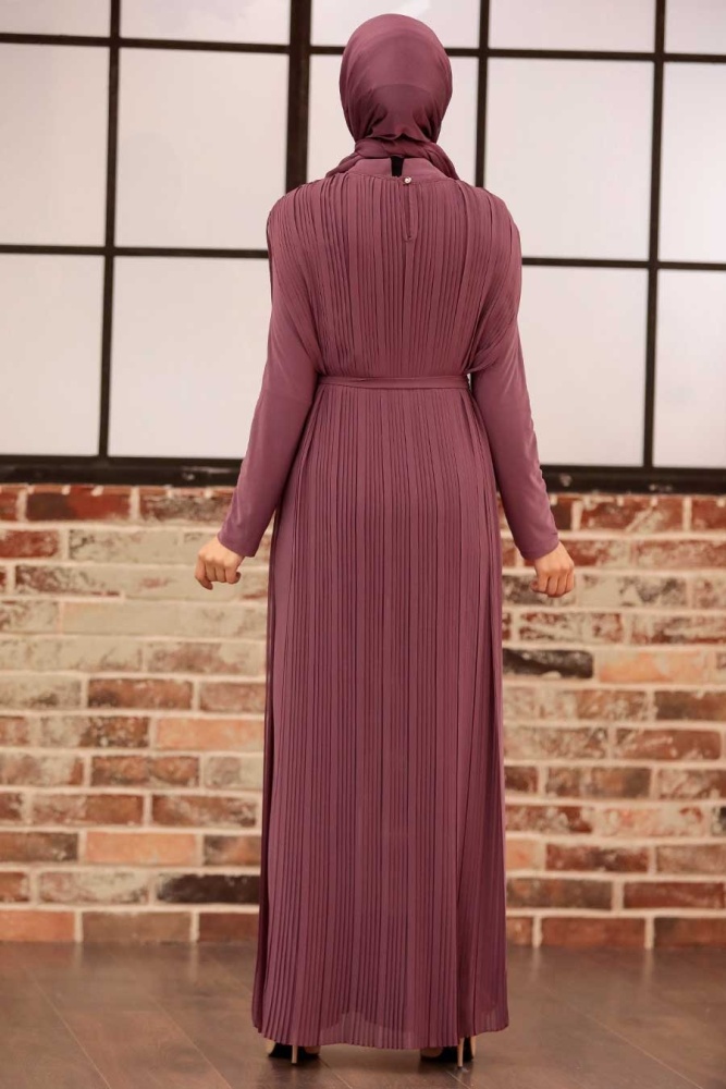 Neva Style - Salopette Hijab Rose Séchée 30120GK - 4