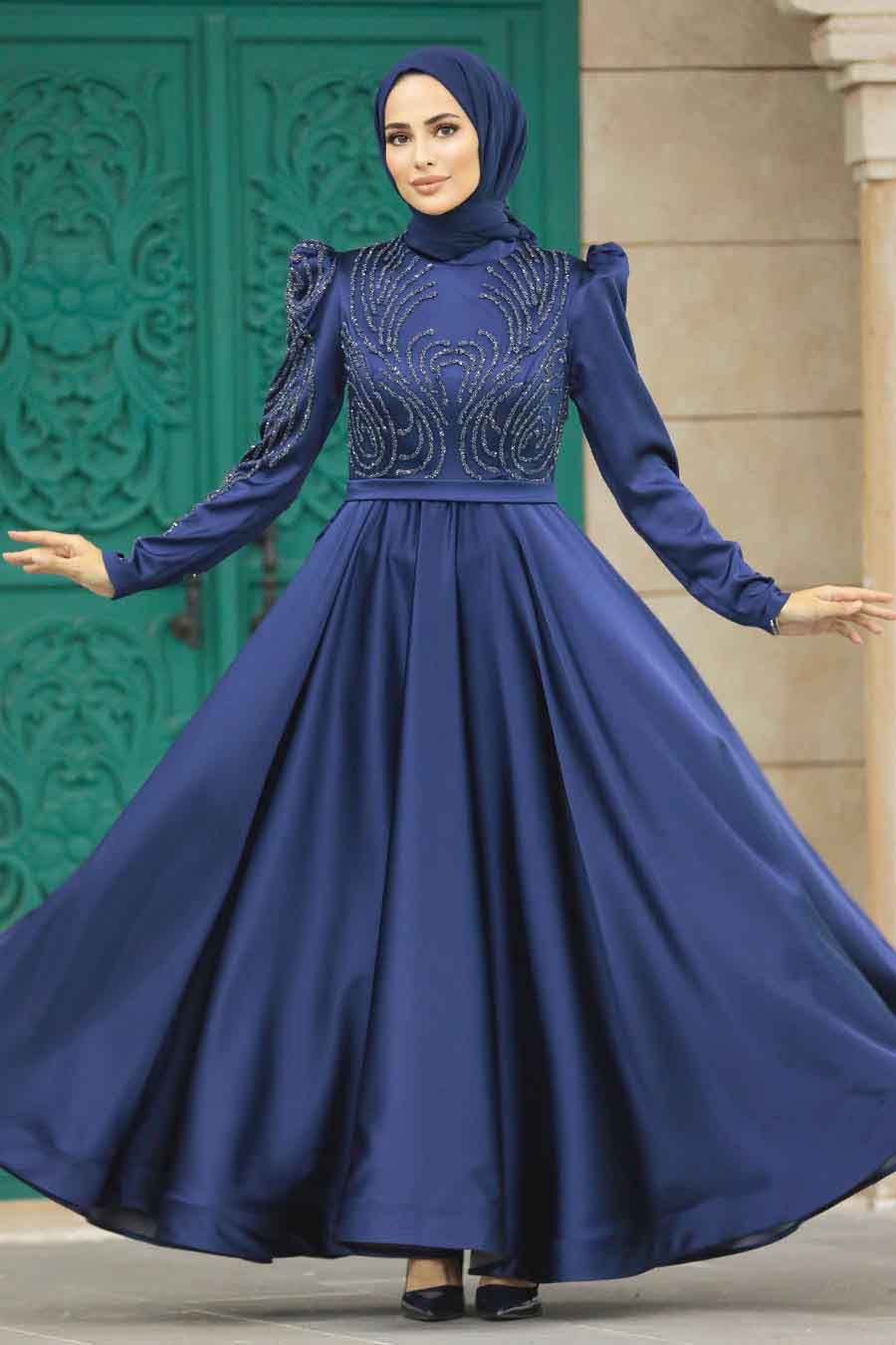 Neva style evening fashion dress