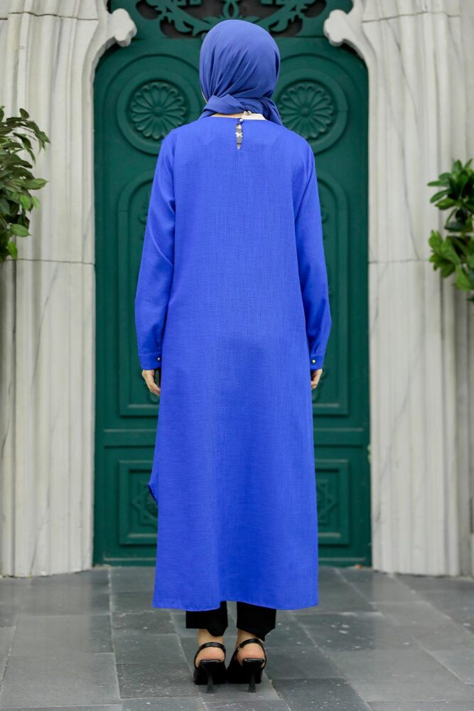 Sax Blue Muslim Tunic 2450SX - 4